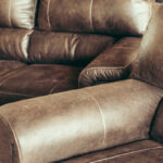 leather lounge suit polished and treated
