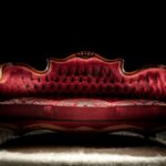 vintage design genuin leather chesterfield couch